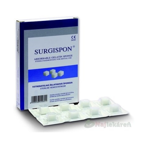 SURGISPON Dental, 10x10x10mm, 32ks