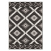 Kusový koberec Twin Supreme 103429 Malibu black creme – na ven i na doma - 80x250 cm NORTHRUGS -