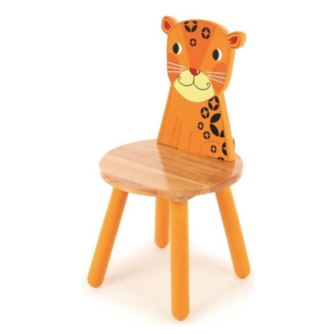 Tidlo Drevená stolička Animal leopard
