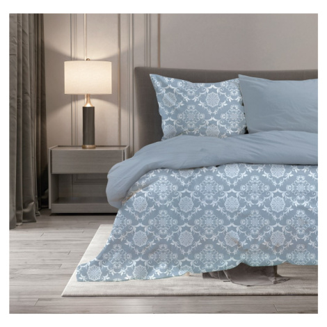 Bavlnená posteľná bielizeň Elegant 007-B 220x200 sivá FARO
