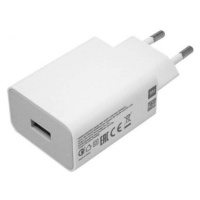 Sieťový nabíjací adaptér, 18 W, zásuvka USB, rýchle nabíjanie, QC 4.0, Xiaomi, biely, z výroby