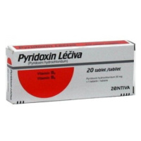PYRIDOXIN Léčiva 20 mg 20 tabliet