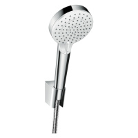 Hansgrohe Crometta, sprchový set 100 Vario s hadicou 1600 mm, biela/chrómová, HAN-26692400