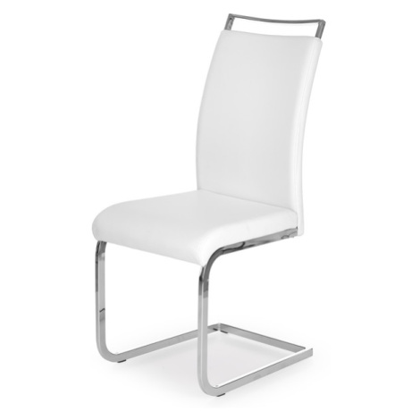 Sconto Jedálenská stolička SCK-250 biela/chróm Houseland