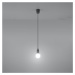 Sivé závesné svietidlo ø 5 cm Rene – Nice Lamps