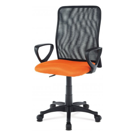 AUTRONIC KA-B047 ORA kancelárska stolička, látka MESH oranžová / čierna