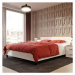 Drevená posteľ Azur 160x200, biela, dub artisan