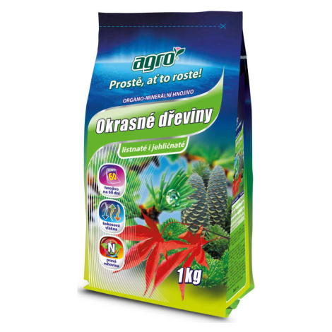 AGRO Organicko-minerálne hnojivo na okrasné dreviny 1 kg