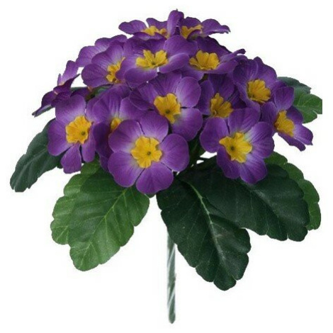 Umelá kvetina Prvosienka fialová, 24 cm