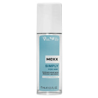 MEXX Simply For Him Dezodorant s rozprašovačom 75 ml