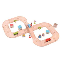 Bigjigs Rail Drevená autodráha osmička