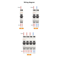 Prepínač DIN 4P 40A 1-0-2 EKCS101-4-40 (ETEK)