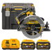 DEWALT 54V XR FLEXVOLT Aku kotúčová píla, kotúč 190 x 30 mm, 2x 6,0 Ah DCS578T2-QW