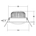 BRUMBERG Kerby-R zapustené LED svetlo 4000K hliník