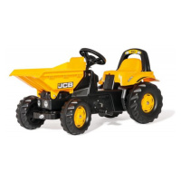 Rollytoys Šliapací traktor Rolly Kid Dumper JCB, žltý