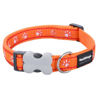 RedDingo Obojok Desert Paws Orange - 1,2/20 až 32cm