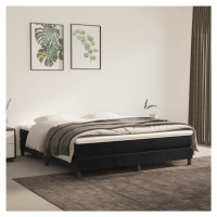 vidaXL Rám na boxspring posteľ čierny 160x200 cm zamat