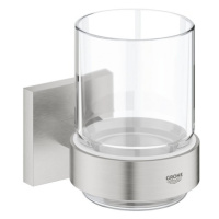 Grohe Start Cube Accessories sklo s držiakom supersteel 41097DC0