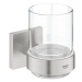 Grohe Start Cube Accessories sklo s držiakom supersteel 41097DC0