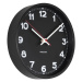 Nástenné hodiny New Classic Karlsson KA5846, čierna 20cm