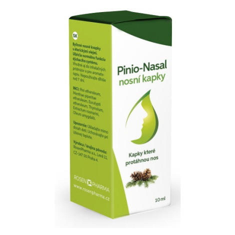 PINIO-NASAL Pinio - Nasal nosné kvapky s éterickými olejmi 10 ml