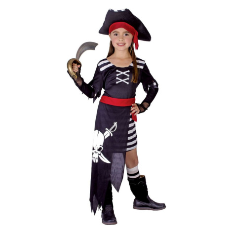 Made Detský kostým Pirátka 110 - 120 cm
