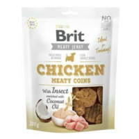 Brit Jerky Chicken with Insect Meaty Coins 200g + Množstevná zľava