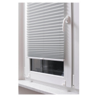 STUZA Plisé roleta EasyFix, sivá, 90 x 130 cm