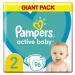 PAMPERS ActiveBaby S2, 4-8 kg 96 ks