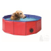 Skladací nylonový bazén pre psov 120x30cm červený a modrý 1ks