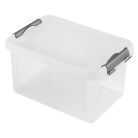 heidrun Plastový úložný box s vekom HEIDRUN Clip box 8 l