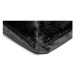 Čierna mikroplyšová deka My House, 150 × 200 cm