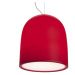Modo Luce Campanone závesná lampa Ø 51 cm červená