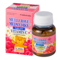 MÜLLEROVE MEDVEDÍKY Vitamín C malina 45 tabliet