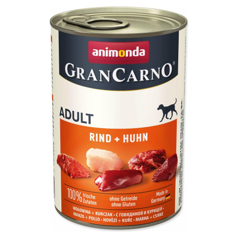 Konzerva Animonda Gran Carno Adult hovädzie a kura 400g
