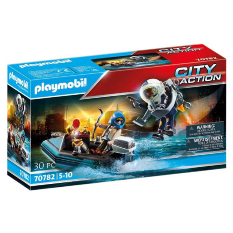 PLAYMOBIL City Action 70782 Policajný Jetpack Zatknutie zlodeja umenia