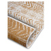 Okrovožlto-biely vonkajší koberec 160x230 cm Biri – NORTHRUGS