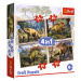 Trefl Puzzle 4v1 - Dinosaury