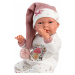 Llorens 73880 NEW BORN DIEVČATKO- realistická bábika bábätko s celovinylovým telom - 40 c