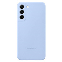 Silikónové puzdro Samsung na Samsung Galaxy S22+ 5G S906 EF-PS906TLE Silicone Cover modré