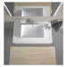 DURAVIT - DuraSquare Umývadlová misa, 600x355mm, DuraCeram, s WonderGliss, alpská biela 23556000