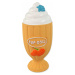 Hračka DF Latex pohár zmrzlinový so zvukom oranžová 15cm