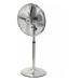 Stojanový kovový ventilátor 50W (30cm) strieborný (SOMOGYI)