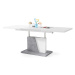 Konferenčný stolík rozkladací Flox (biela, betón)