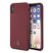 Kryt Mercedes - Apple iPhone X Hard Case Silicone - Red (MEHCPXSILRE)