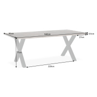 Jedálenský stôl TALOS Dekorhome 160x90x77 cm,Jedálenský stôl TALOS Dekorhome 160x90x77 cm