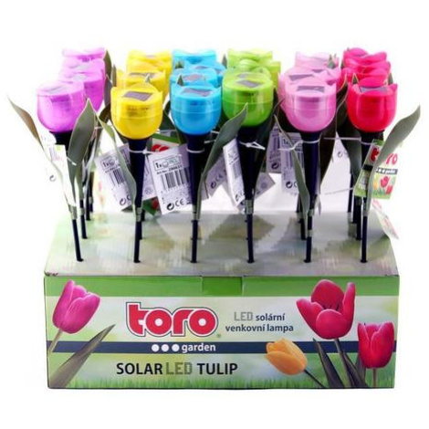 TORO Solárne vonkajšie LED svetlo TORO tulipán
