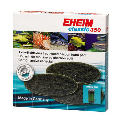EHEIM filtračná vložka s aktívnym uhlím pre filter Classic 350 (2215) - 3 ks
