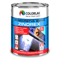 COLORLAK ZINOREX S2211 - Akrylátová farba na oceľ a pozink RAL 9005 - čierna 0,6 L