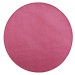 Kusový koberec Eton růžový 11 kruh - 100x100 (průměr) kruh cm Vopi koberce